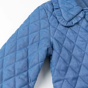 Elsie - Blau Lose Baumwolljacke für Frauen