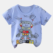 Patrick - Sommer Cartoon T-shirts Kurzarm 100% Baumwolle Babykleidung