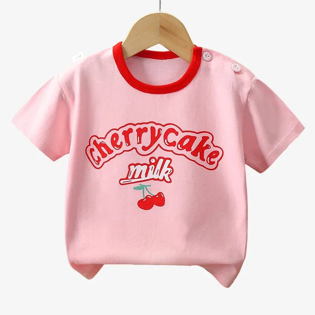 Patrick - Sommer Cartoon T-shirts Kurzarm 100% Baumwolle Babykleidung