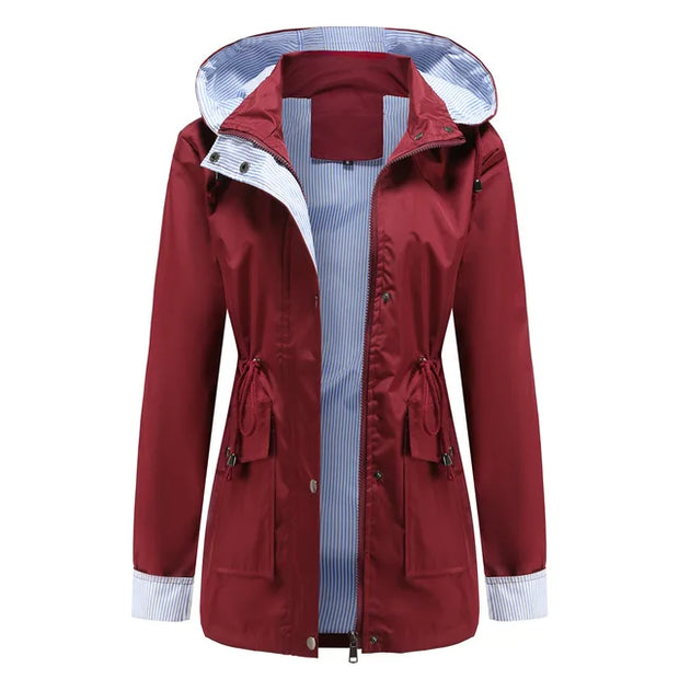 Elsie - Vielseitige Windbreaker-Jacke mit Kapuze