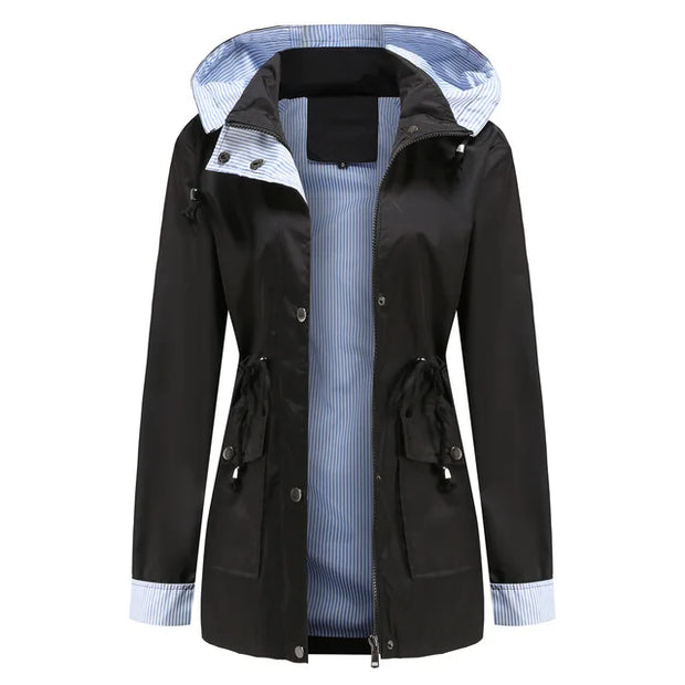 Elsie - Vielseitige Windbreaker-Jacke mit Kapuze