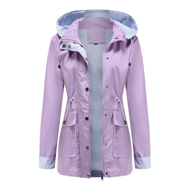 Elsie - Vielseitige Windbreaker-Jacke mit Kapuze