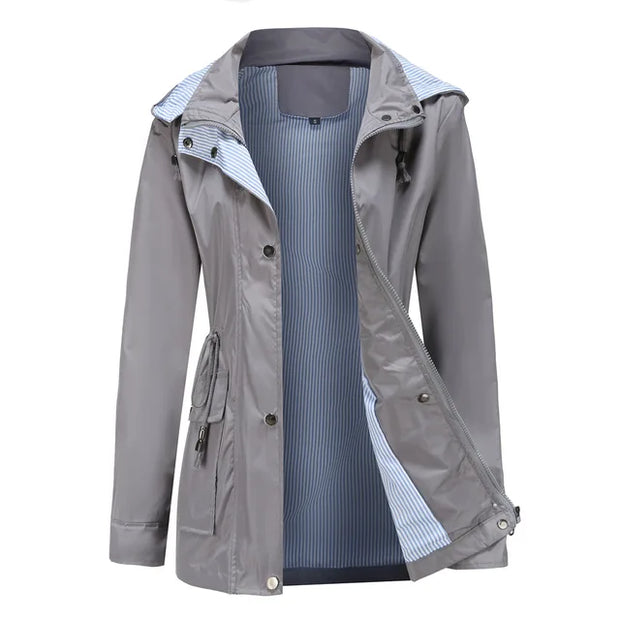 Elsie - Vielseitige Windbreaker-Jacke mit Kapuze