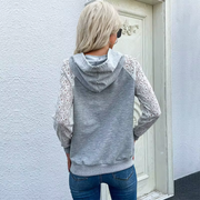 Elsie - Hollow Out Lässiger Hoodie