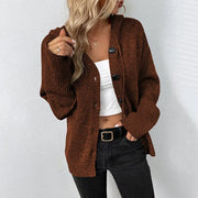 Sienna - Kuschelige Strickjacke mit Kapuze