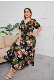 Juliann - Plus Size Sommerkleid mit V-Ausschnitt