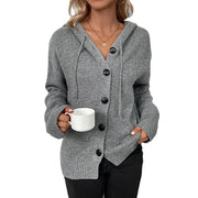 Sienna - Kuschelige Strickjacke mit Kapuze