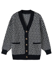 Lia - Eleganter Strick-Cardigan mit Knopfleiste