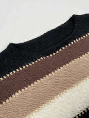 Albrecht - Gestreifter Strickpullover