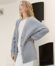 Emelina - Kaschmir Cocoon Strickjacke