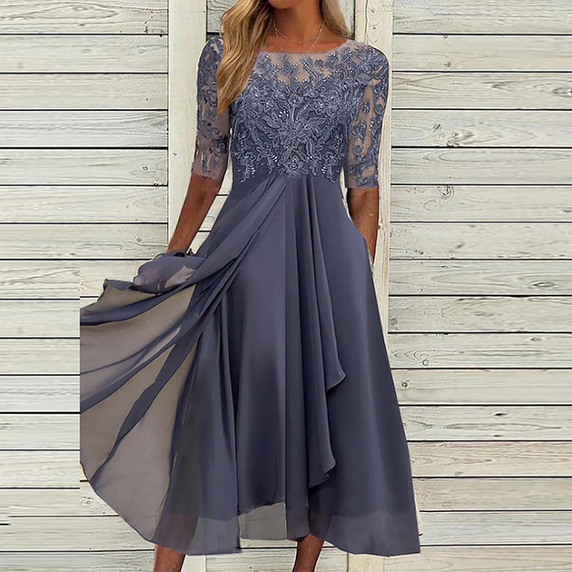 SHARA - Einzigartiges schickes Sommerkleid – Helvetia Mode