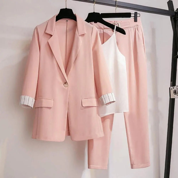 Evie - 3 Stück/Set Blazer Anzug