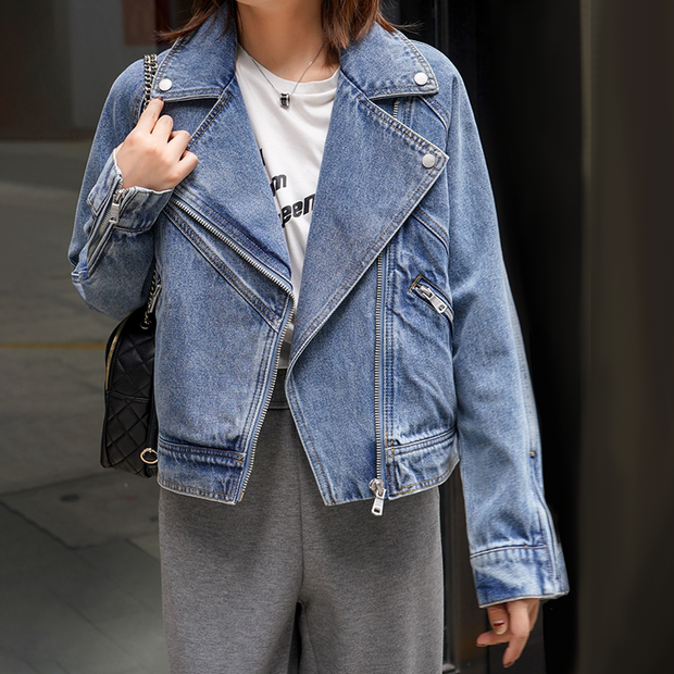 Maisie - Vintage-Denim-Jacke