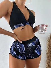 FRANCES - Bikini mit Blattdruck