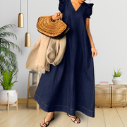 HAZE- Stylisches Kleid im Denim-Stil