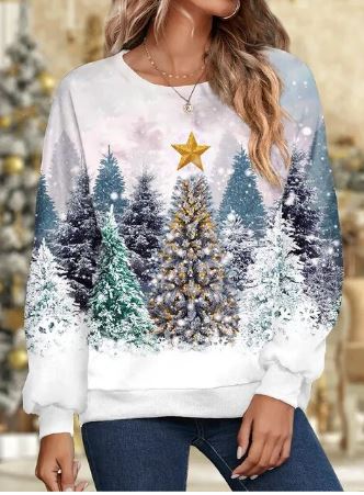 Aira - Elegant Kerstmis Sweatshirt